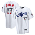 Los Angeles Dodgers Shohei Ohtani USA 250 Fourth of July Home Stadium Jersey - White