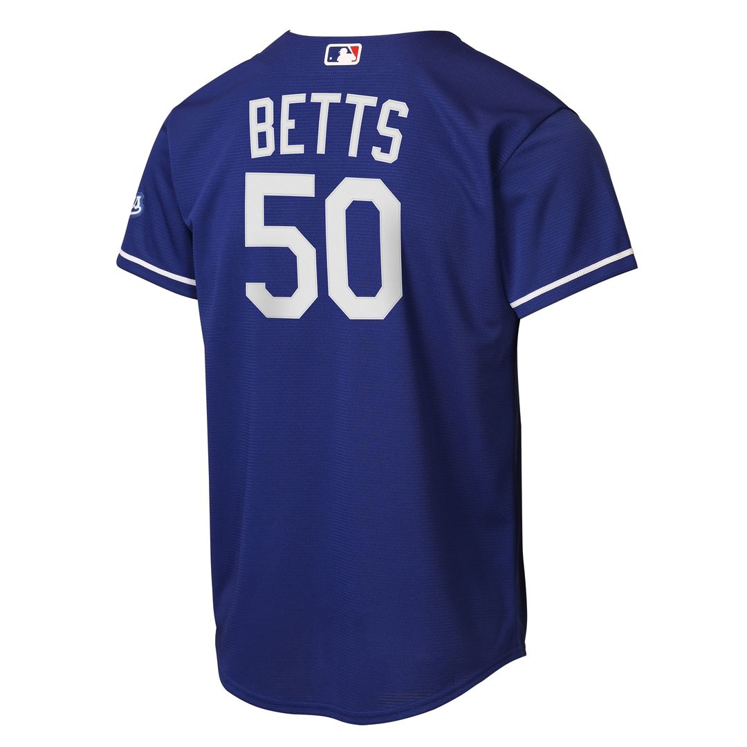 Los Angeles Dodgers Mookie Betts Youth Alternate Stadium Jersey - Royal
