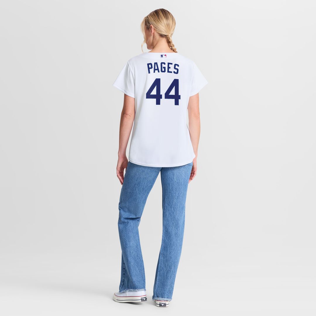 Los Angeles Dodgers Andy Pages Women's Home Replica Jersey - White