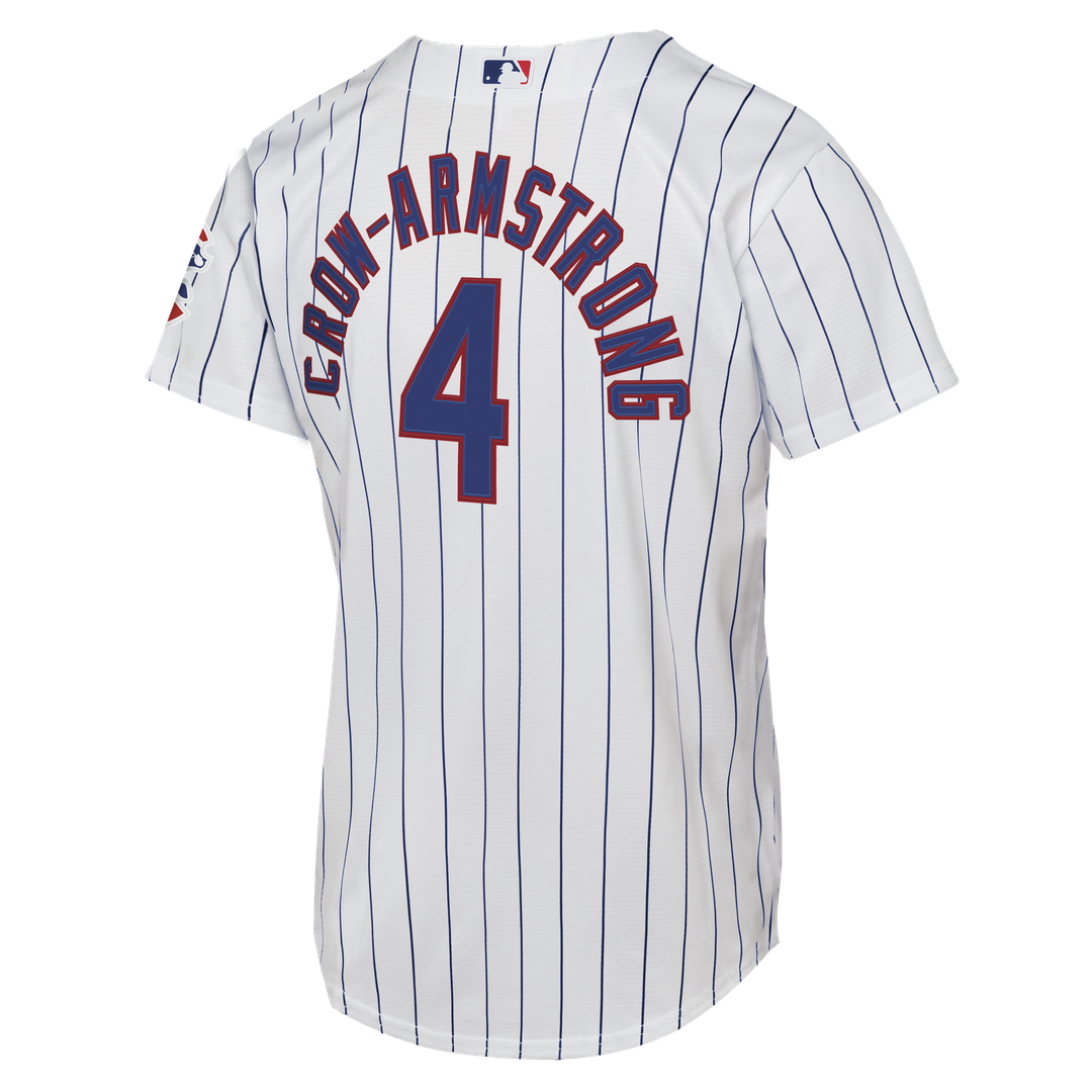Chicago Cubs Pete Crow - Armstrong Youth Home Stadium Jersey - White