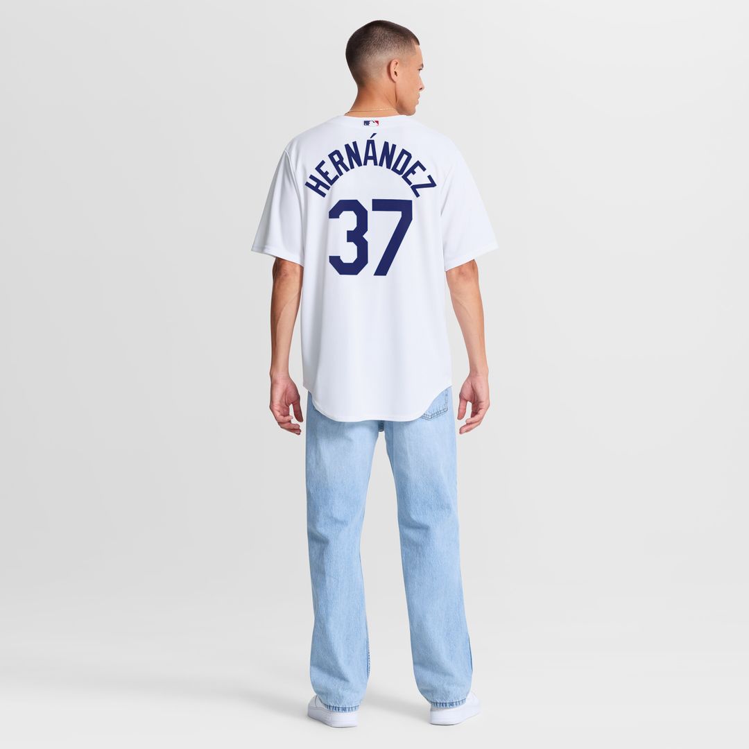 Los Angeles Dodgers Teoscar Hernández Home Replica Jersey - White