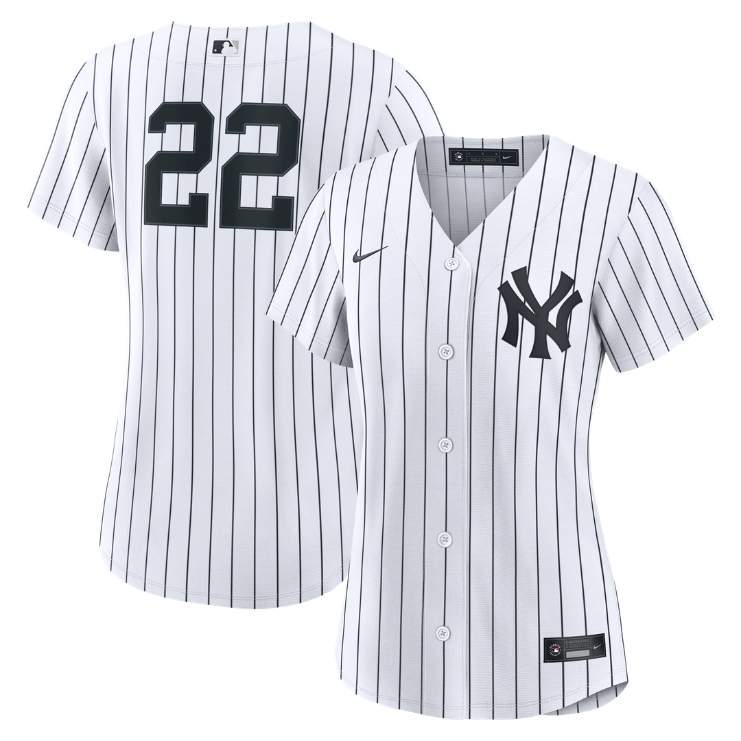 New York Yankees Ben Rice Women's Home Replica Jersey - White
