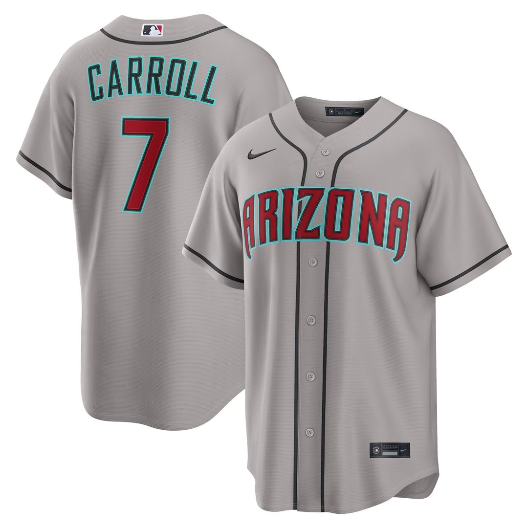 Arizona Diamondbacks Corbin Carroll Alternate 2 Replica Jersey - Crimson