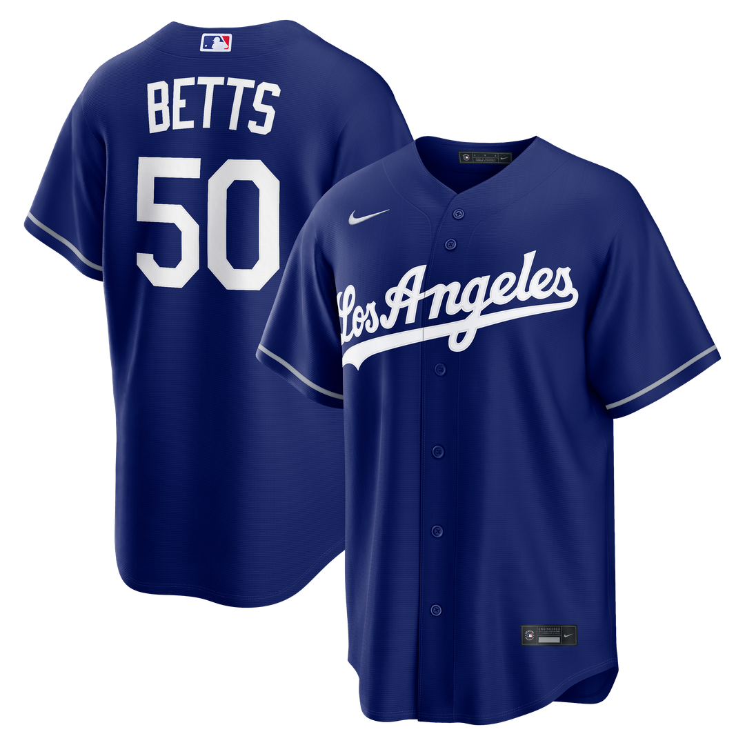 Los Angeles Dodgers Mookie Betts Home Replica Jersey - White