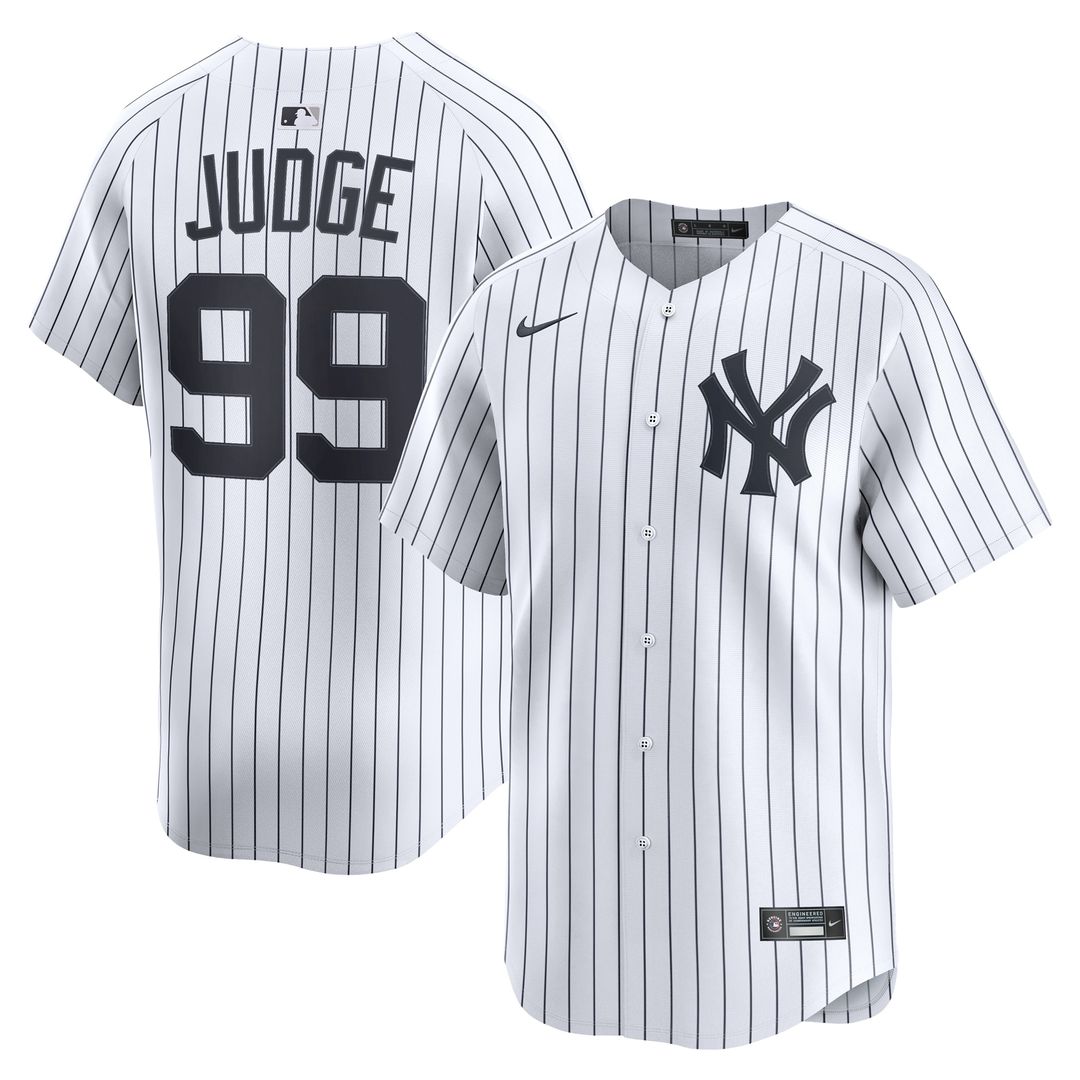 New York Yankees Aaron Judge Home Limited Jersey - White