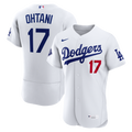 Los Angeles Dodgers Shohei Ohtani Home Authentic Sponsor Patch Jersey - White