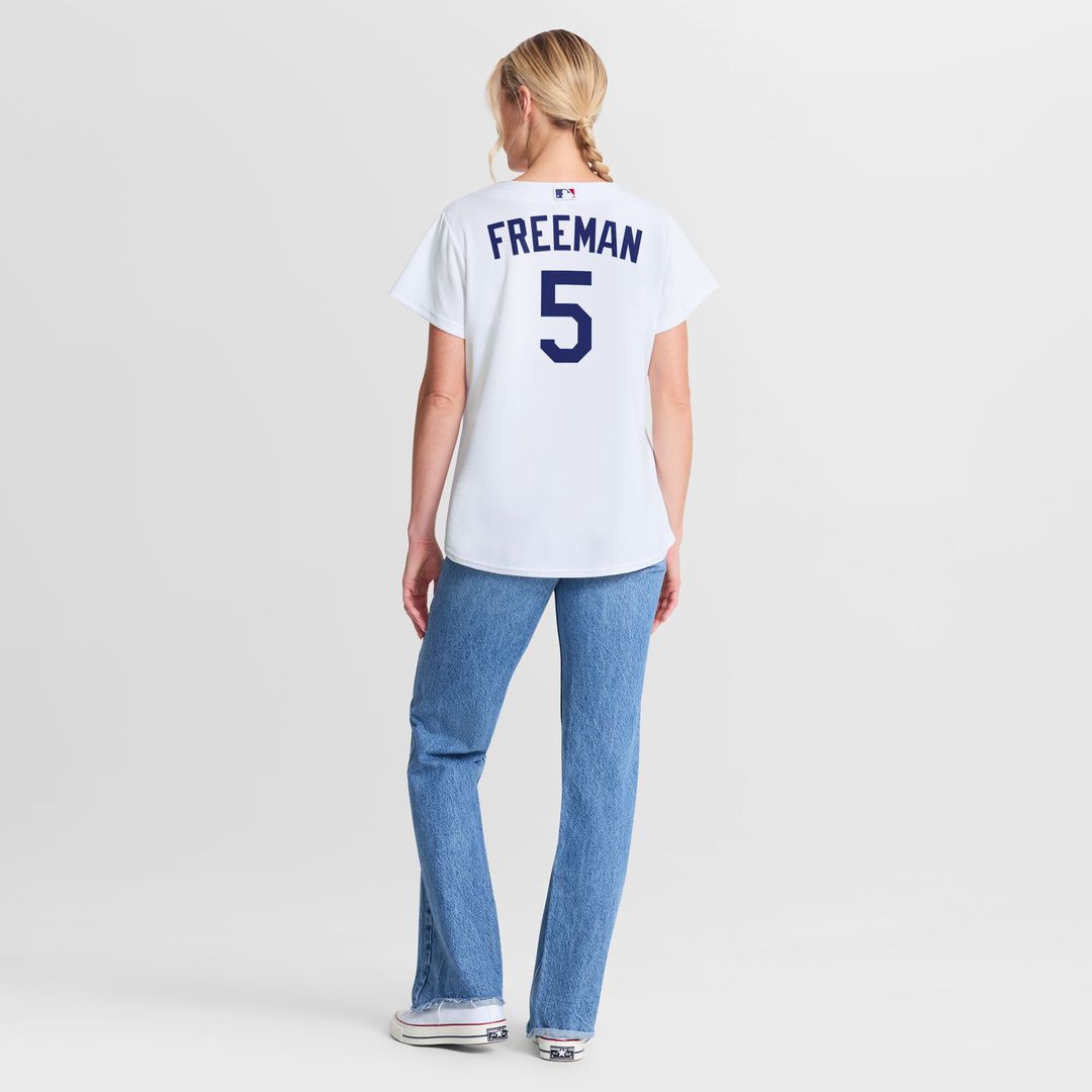 Los Angeles Dodgers Freddie Freeman Women's Home Replica Jersey - White