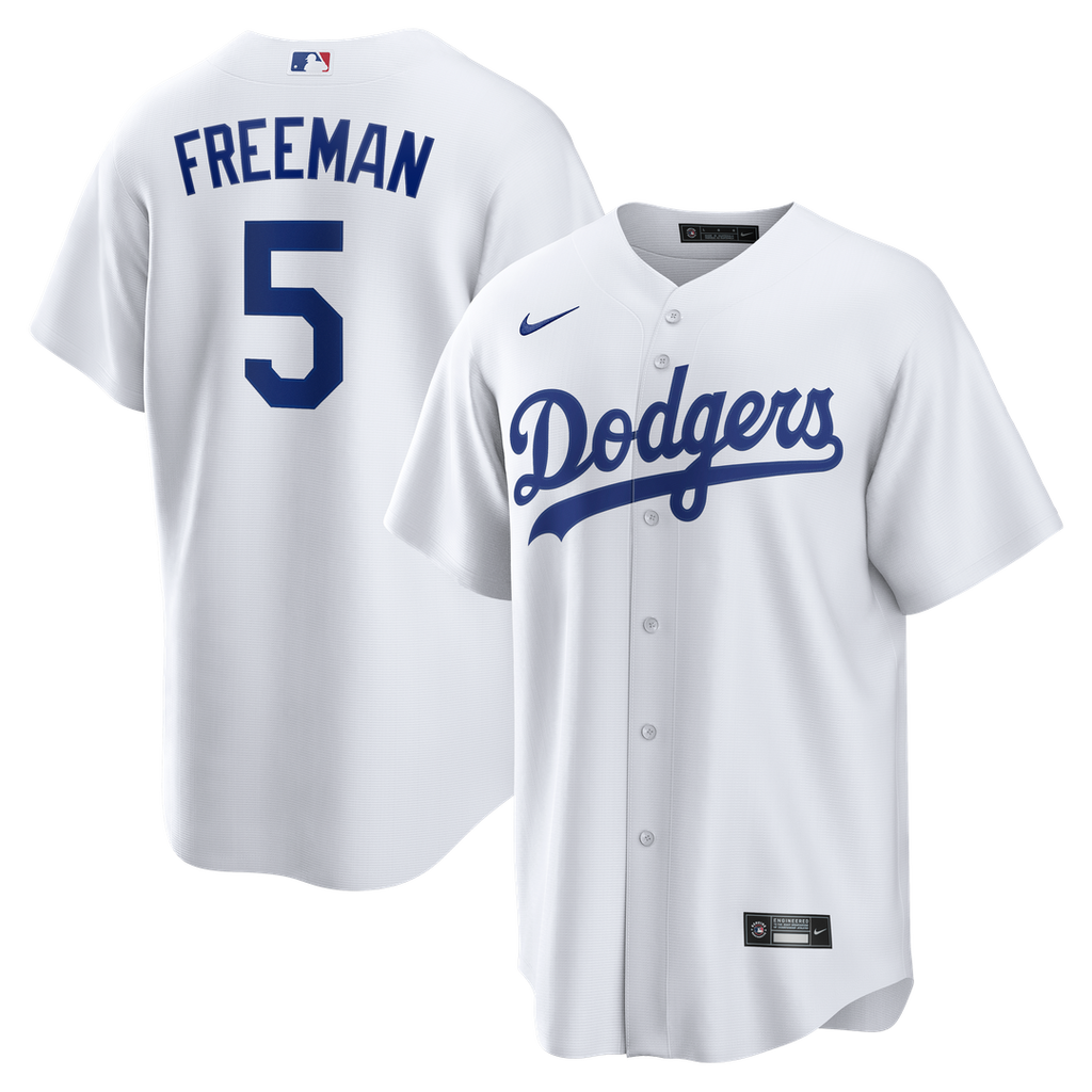 Los Angeles Dodgers Freddie Freeman Home Replica Jersey - White