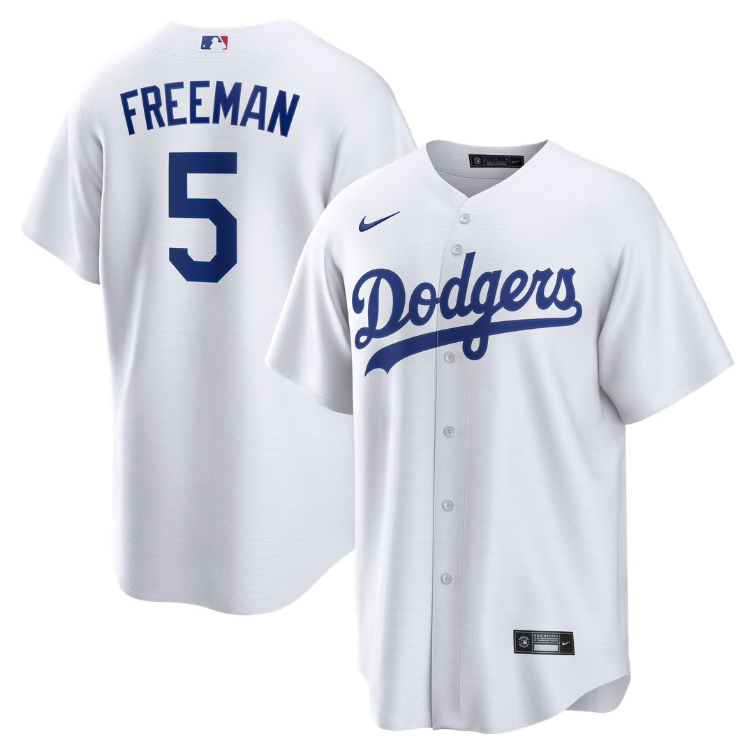 Los Angeles Dodgers Freddie Freeman Home Replica Jersey - White