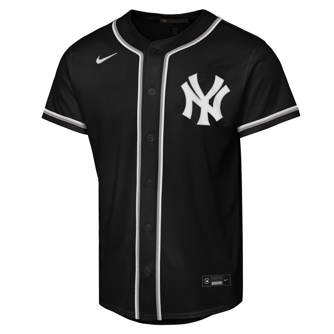 New York Yankees Anthony Volpe Youth Fashion Replica Jersey - Black