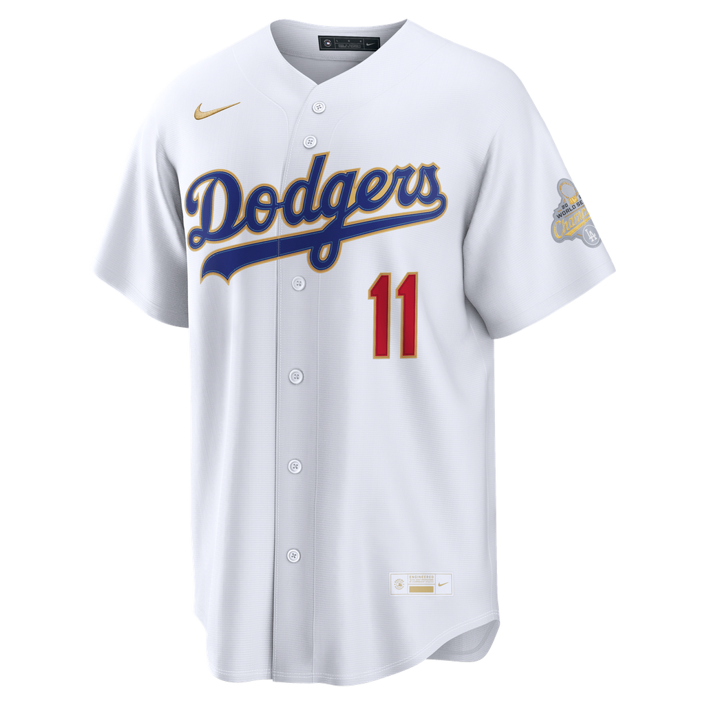 Los Angeles Dodgers Roki Sasaki 2026 Gold Collection Stadium Jersey - White