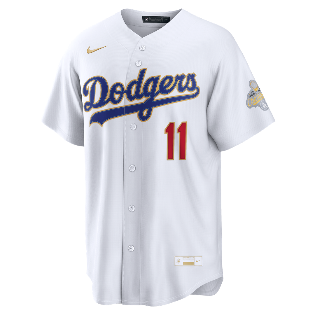 Los Angeles Dodgers Roki Sasaki 2026 Gold Collection Stadium Jersey - White