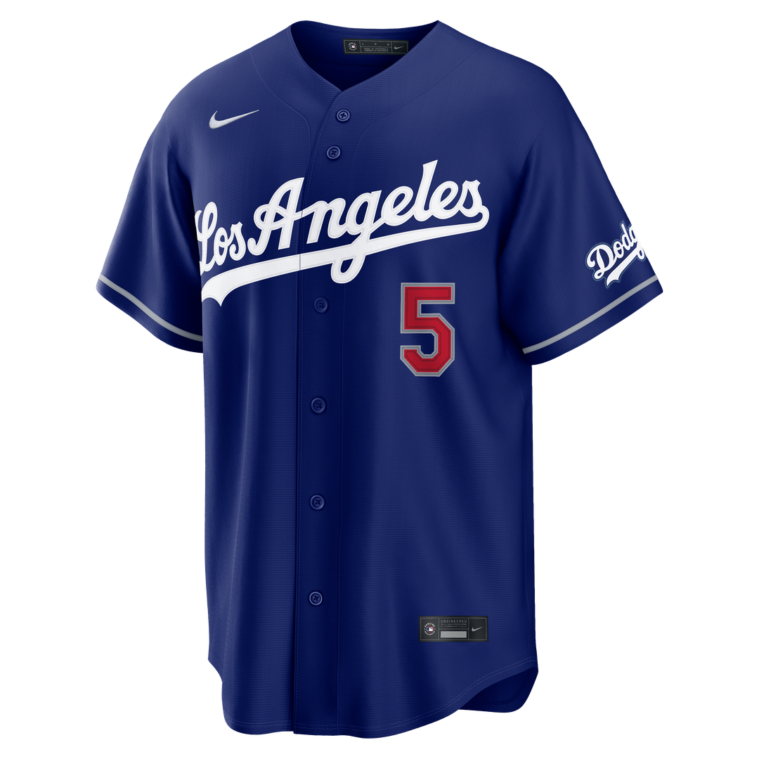Los Angeles Dodgers Freddie Freeman Alternate Stadium Jersey - Royal