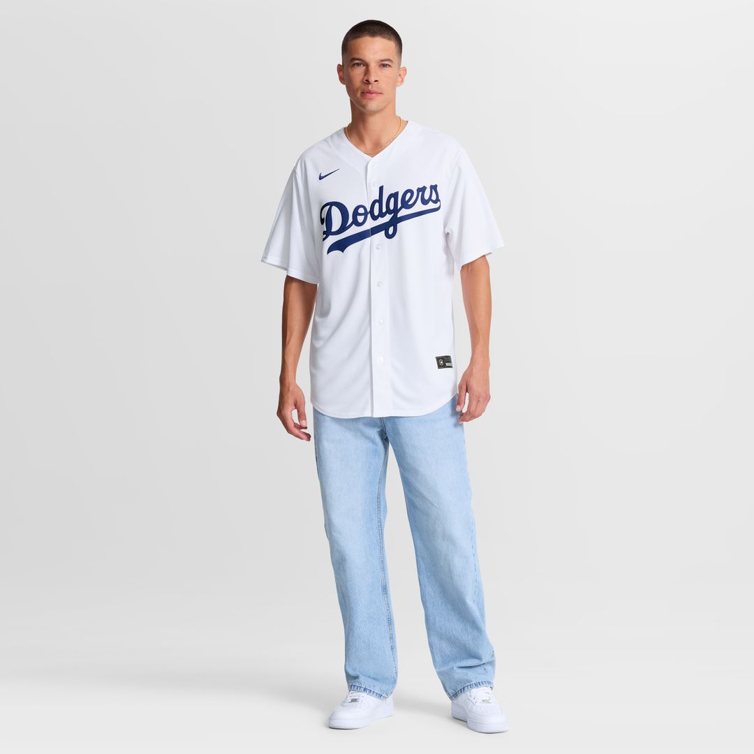 Los Angeles Dodgers Enrique Hernández Home Replica Jersey - White