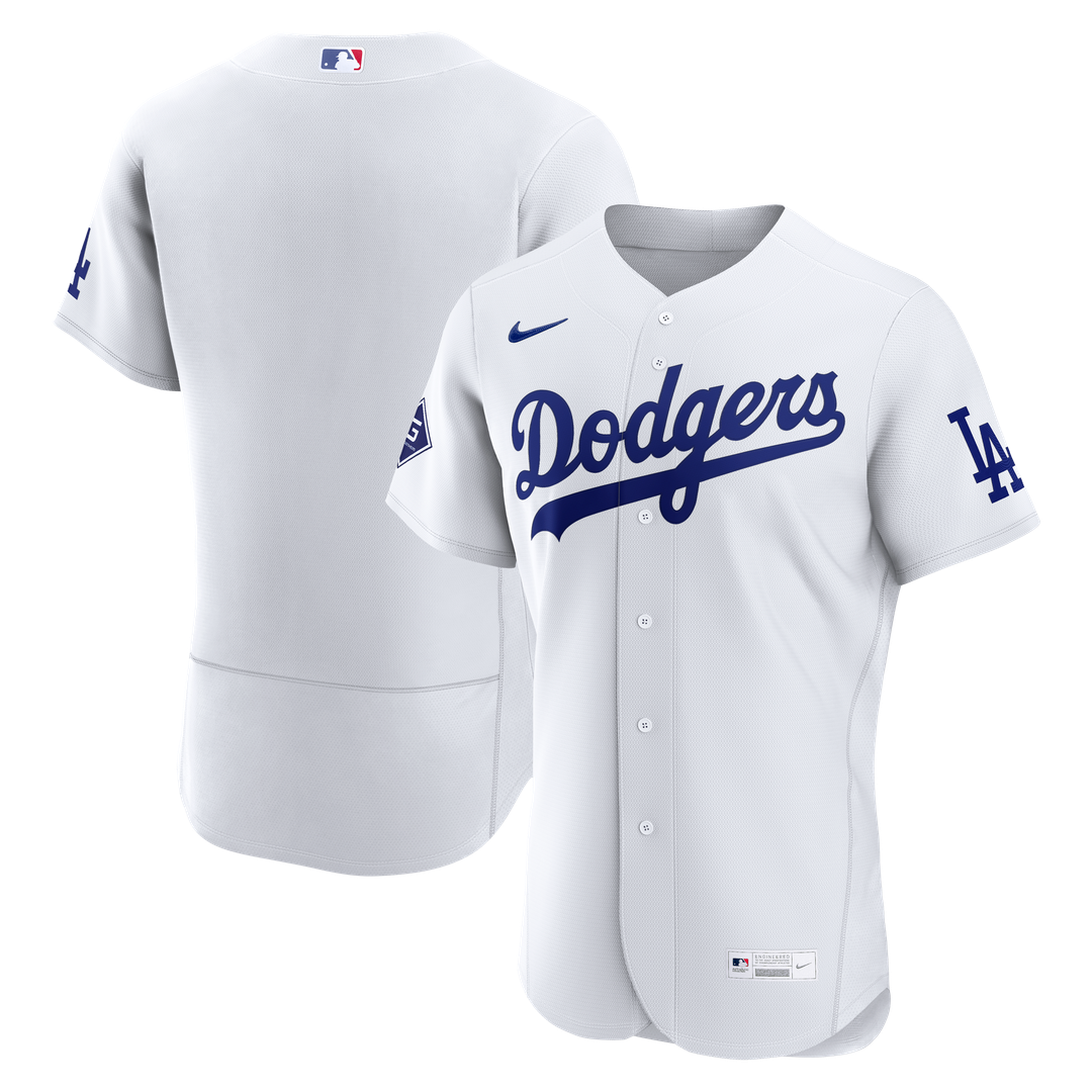 Los Angeles Dodgers Alternate Authentic Jersey with Sponsor Patch - Royal