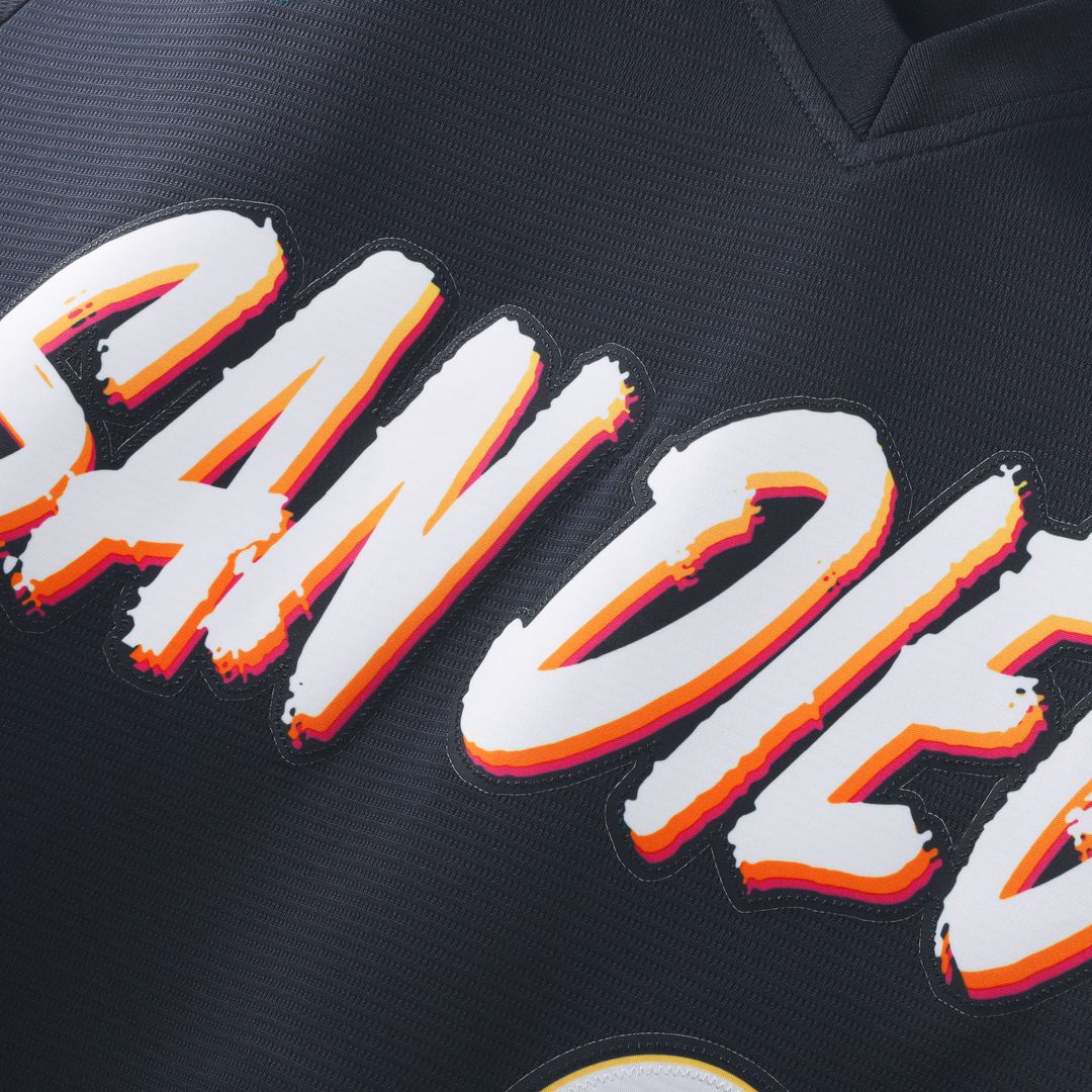 San Diego Padres 2026 City Connect Stadium Jersey - Obsidian