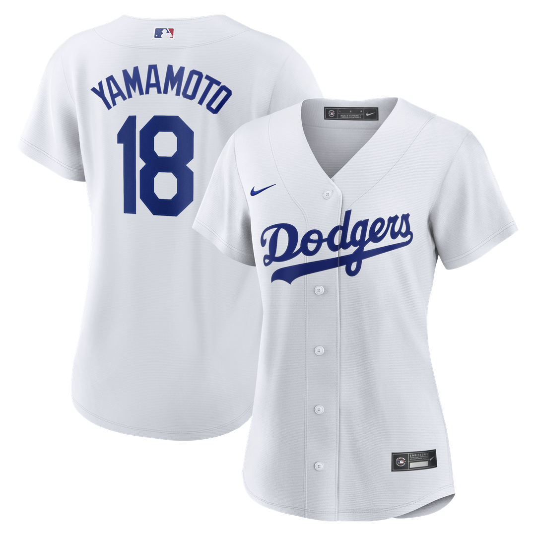 Los Angeles Dodgers Yoshinobu Yamamoto Women's Replica Jersey - White