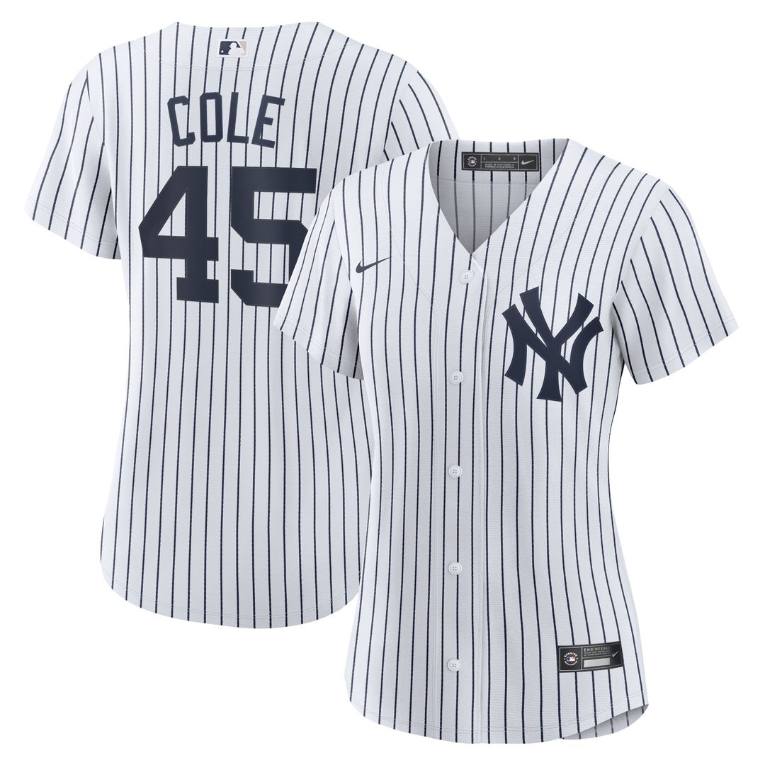 New York Yankees Gerrit Cole Women's Home Replica Jersey - White