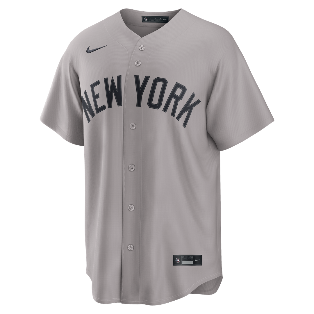 New York Yankees Aaron Judge Road Replica Jersey - Gray