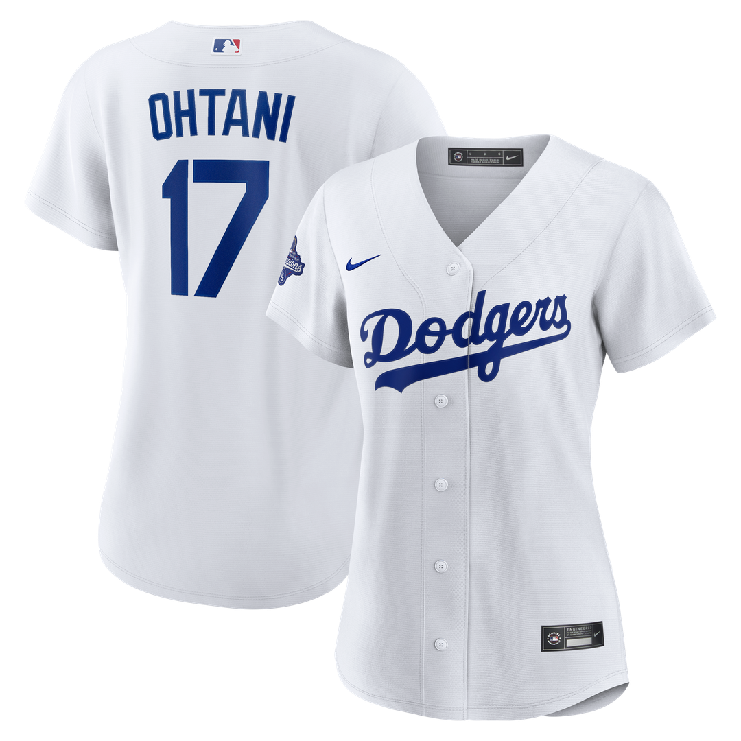 Los Angeles Dodgers Shohei Ohtani Women's 2025 World Series Champions Home Replica Jersey - White