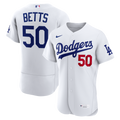 Los Angeles Dodgers Mookie Betts Home Authentic Jersey - White