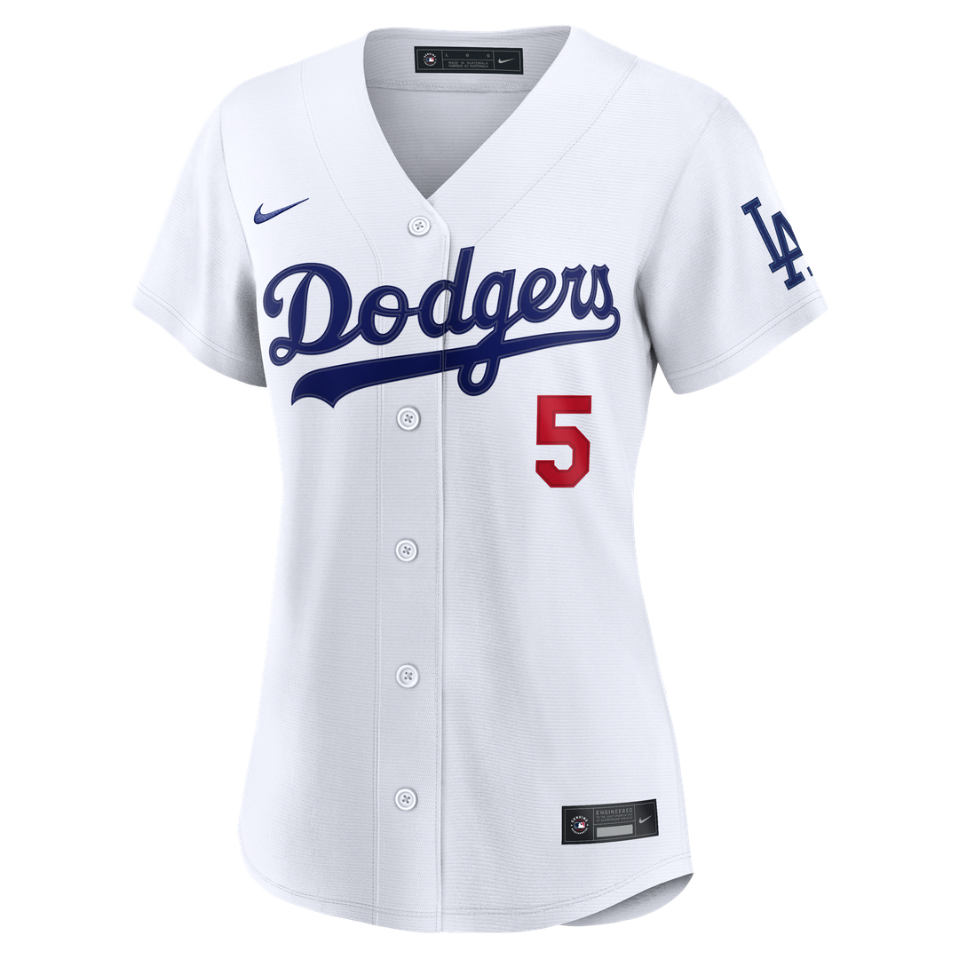 Los Angeles Dodgers Freddie Freeman Women's Home Stadium Jersey - White